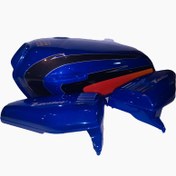 تصویر باک موتورسیکلت تیزرو یدک پارس کد MF2000240 به همراه قاب بغل 