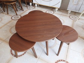 تصویر ست میز جلو مبلی و عسلی ۴ عددی MDF 