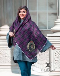 تصویر روسری ابریشم خاویار مجلسی مارکcoco chanel اعلاء دست دوز اورجینال sh-coco21 BURBERRY