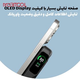 تصویر پاوربانک مگ سیف فست شارژ 22.5 وات 10000 گرین لاین - مشکی Green Lion Mag-Vision 10000mAh Power Bank - Black