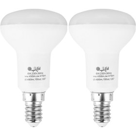 تصویر لامپ ال ای دی 6 وات جهت دار سرپیچ E14 افراتاب LED lamp 6 watt, directional, E14 head, afratab