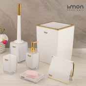 تصویر ست سرویس بهداشتی لیمون مدل کلاسیک کد 1808 