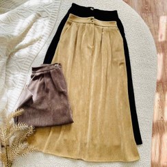 تصویر دامن مخمل کبریتی کلوش MPO 