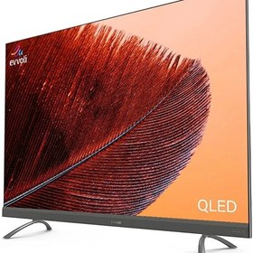 تصویر تلویزیون ایوولی اسمارت 55 اینچ QLED مدل evvoli v350 4k 