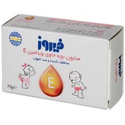 تصویر صابون بچه ویتامین E فیروز ۷۵ گرم Firooz Baby Soap With Vitamin E 75gr