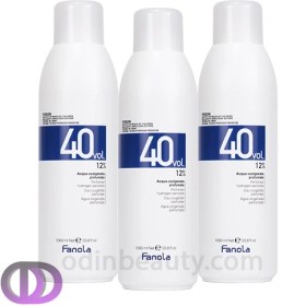 تصویر اکسیدان 12درصد 40وول فانولا 1000میل fanola Fanola Scented Hydrogen Peroxide 1000ml