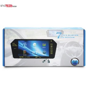 تصویر آینه مانیتور دار و دوربین دنده عقب خودرو Full HD Full HD Rearview Mirror Monitor