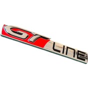 تصویر آرم GT Line وارداتی فلزی کد ۰۴ - ۳ 