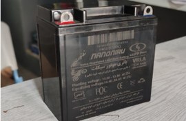 تصویر باتری موتورسیکلت 12 ولت 9 آمپر بلند مناسب باطری موتور پالس 