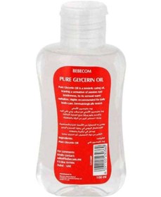 تصویر روغن گلیسیرین خالص 100 میلی‌لیتر برند bebecom Pure Glycerin Oil Clear 100ml