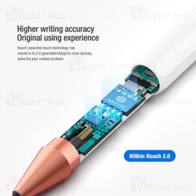 تصویر قلم نیلکین مدل K2 Crayon مناسب برای اپل iPad ا K2 Crayon iPad Stylus K2 Crayon iPad Stylus