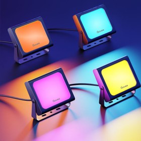 تصویر لامپ هوشمند گووی Govee RGBICWW LED Smart Flood Lights 