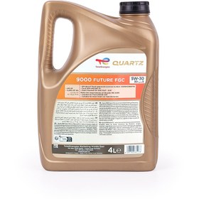 تصویر روغن موتور توتال مدل QUARTZ 9000 FUTURE FGC حجم ۴ لیتر ۵W-30 SP 