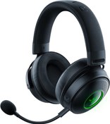 تصویر هدست گیمینگ بی سیم ریزر مدل Kraken V3 Pro Razer Kraken V3 Pro Wireless Gaming Headset with Haptic Technology