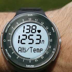 تصویر نمایشگر ضربان قلب بیورر مدل PM90 Beurer PM90 Wristband Heart Rate Monitor