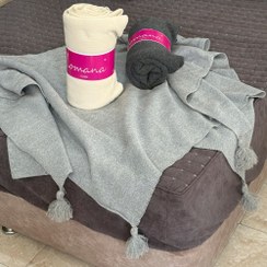 تصویر شال مبل مدل لینا سایز ۱۴۰x۲۰۰ سانتی‌متر کرم 