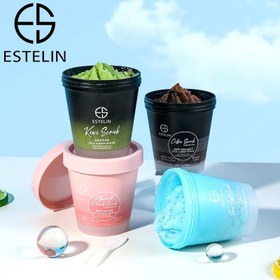 تصویر اسکراب قهوه استلین درمان سلولیت و ترک پوست 280گرم Estelin Coffee Scrub 