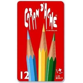 تصویر مداد رنگي 12 رنگ Caran d'Ache مدل 288412 ا Caran dAche 12 Color Pencil 288412 Caran dAche 12 Color Pencil 288412