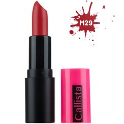 تصویر رژ لب جامد کالیستا مات 4 میل شماره M29 Callista Matte solid lipstick code M29