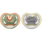 تصویر پستانک فیلیپس ultra air اونت 18- 6 ماهگی Ont Ultra Air orthodontic pacifier, double pack, 6-18 months