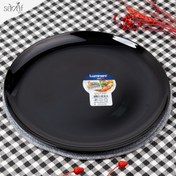 تصویر پلیت سرو تخت 32 سانت مشکی آرکوپال لومینارک (یک عددی) 