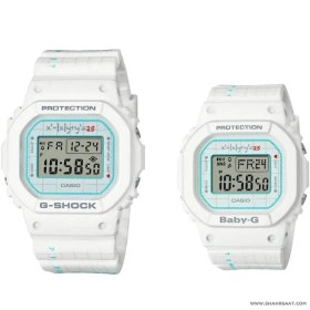 تصویر ست ساعت های مچی G-Shock و BABY-G مدل CASIO-LOV-21B-7DR 