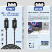 تصویر کابل تاندربولت اونتن USB-C Thunderbolt4 مدل ONTEN-CC202 