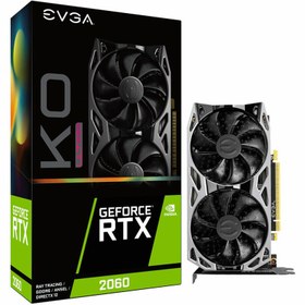 تصویر کارت گرافیک ای وی جی ای RTX 2060 KO ULTRA GAMING 6GB EVGA GeForce RTX 2060 KO Ultra Gaming 6GB GDDR6 Graphics Card