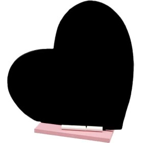 تصویر تخته سیاه طرح قلب 