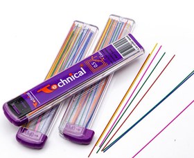 تصویر مغز مداد اتود رنگی 