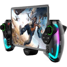 تصویر دسته بازی بلوتوثی IPega PG 9777SH ipega PG-9777SH Wireless Game Controller RGB Mechanical Game Controller for iPhone15 /14/13/12 (IOS 13.0+MFI) Android Smartphone/Tablet/PC/N-SWITCH...