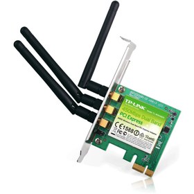تصویر کارت شبکه بی سیم تی پی لینک مدل دابلیو دی ان 4800 ا TL-WDN4800 Dual Band Wireless N900 PCI Express Adapter TL-WDN4800 Dual Band Wireless N900 PCI Express Adapter