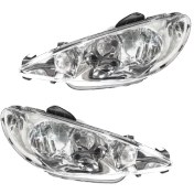 تصویر چراغ جلو پژو ۲۰۶ فن آوران جفت 