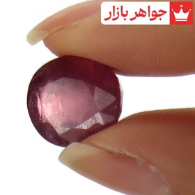 تصویر نگین یاقوت آفریقایی کد 37621 