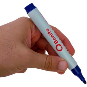 تصویر ماژیک وایت برد بنیتو مدل 213 - آبی 