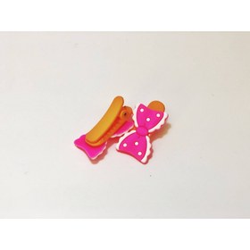 تصویر گیره مو پاپیون جفت 