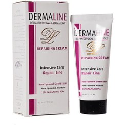 تصویر درمالاین کرم محافظ و تقویت کننده و بازسازی کننده 30mL DERMALIN REPAIRING CREAM NANO LIPOSOMAL GROWTH FACTOR 30ML