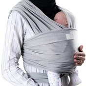 تصویر آغوشی پارچه ای نوزاد فامَر بِیبی رنگ طوسی (آغوش نوزاد) 