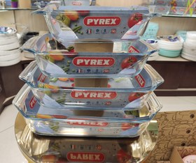 تصویر چهار تابه مستطیل پیرکس 