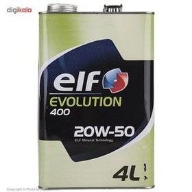 تصویر روغن موتور الف 20W50 sl حجم چهار لیتر Evolution 400(اصلی) 