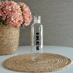 تصویر بطری پیرکس طرح ایکیا IKEA 