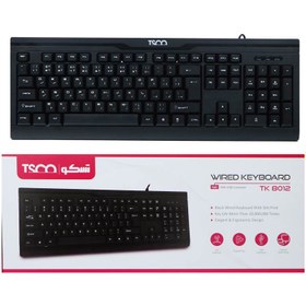 تصویر کیبورد تسکو با سیم مدل TK 8012 ا TK 8012 Wired Keyboard TK 8012 Wired Keyboard