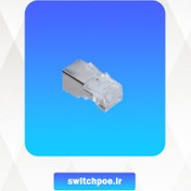 تصویر سوکت شبکه انکاتک مدل CAT7 STP RJ45 (بسته 100 عددی) 