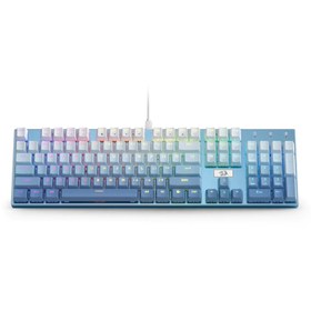 تصویر کیبورد گیمینگ ردراگون مدل K556 GWB RGB سوئیچ قرمز ا Redragon K556 GWB RGB Gaming keyboard Redragon K556 GWB RGB Gaming keyboard
