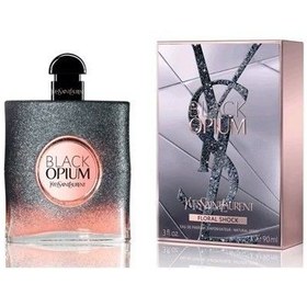 تصویر عطر ادکلن ایو سن لورن (وای اس ال) بلک اوپیوم فلورال شوک ادوپرفیوم زنانه Yves Saint Laurent Black Opium Floral Shock for Women EDP 