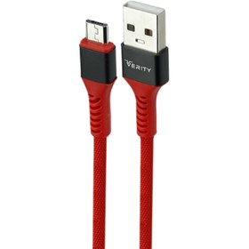 تصویر کابل میکرو یو اس بی فست شارژ Verity CB3137 1m Verity CB3137 1M MicroUSB Cable