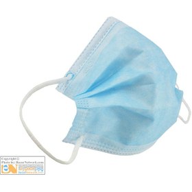 تصویر ماسک تنفسی اسپان بافت سه لایه پرستاری (بسته 50 عددی) 