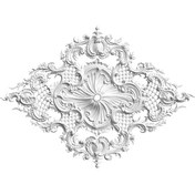 تصویر گل سقفی دور لوستر D420 