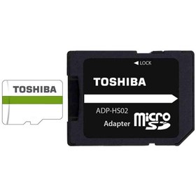 تصویر Toshiba microSDHC & adapter Class10 ADP-HS02 -80MB/s-64GB Toshiba microSDHC & adapter Class10 ADP-HS02 -80MB/s-64GB
