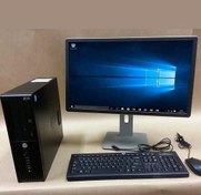 تصویر کامپیوتر کیس/Core i5 4TH/Ram 8gb/ Ssd128/مانیتور۲۳ 